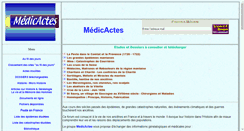Desktop Screenshot of medicactes.benevolactes.fr