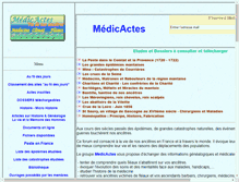 Tablet Screenshot of medicactes.benevolactes.fr